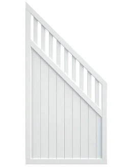 Aitaelementti Palmako Elke 3 180/90x90 cm valkoinen 5 kpl/pkt