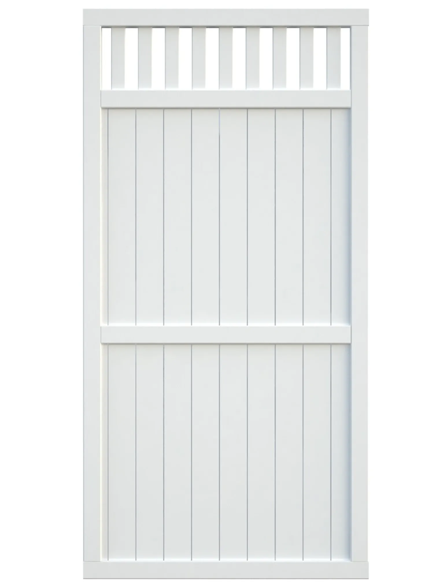 Aitaelementti Palmako Elke 2 180x90 cm valkoinen 5 kpl/pkt