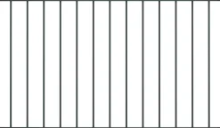 Aitapaneeli jauhemaalattu teräs 1.7x1m antrasiitti