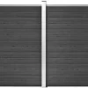 Aitapaneelisarja WPC 699x146 cm harmaa