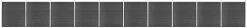 Aitapaneelisarja WPC 1737x186 cm musta