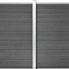 Aitapaneelisarja WPC 353x146 cm musta