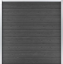 Aitapaneeli WPC 180x186 cm musta