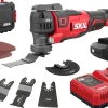 Akkumonitoimityökalu Skil 3650 GA XP Pro 20V 2,0 Ah akulla + salkku