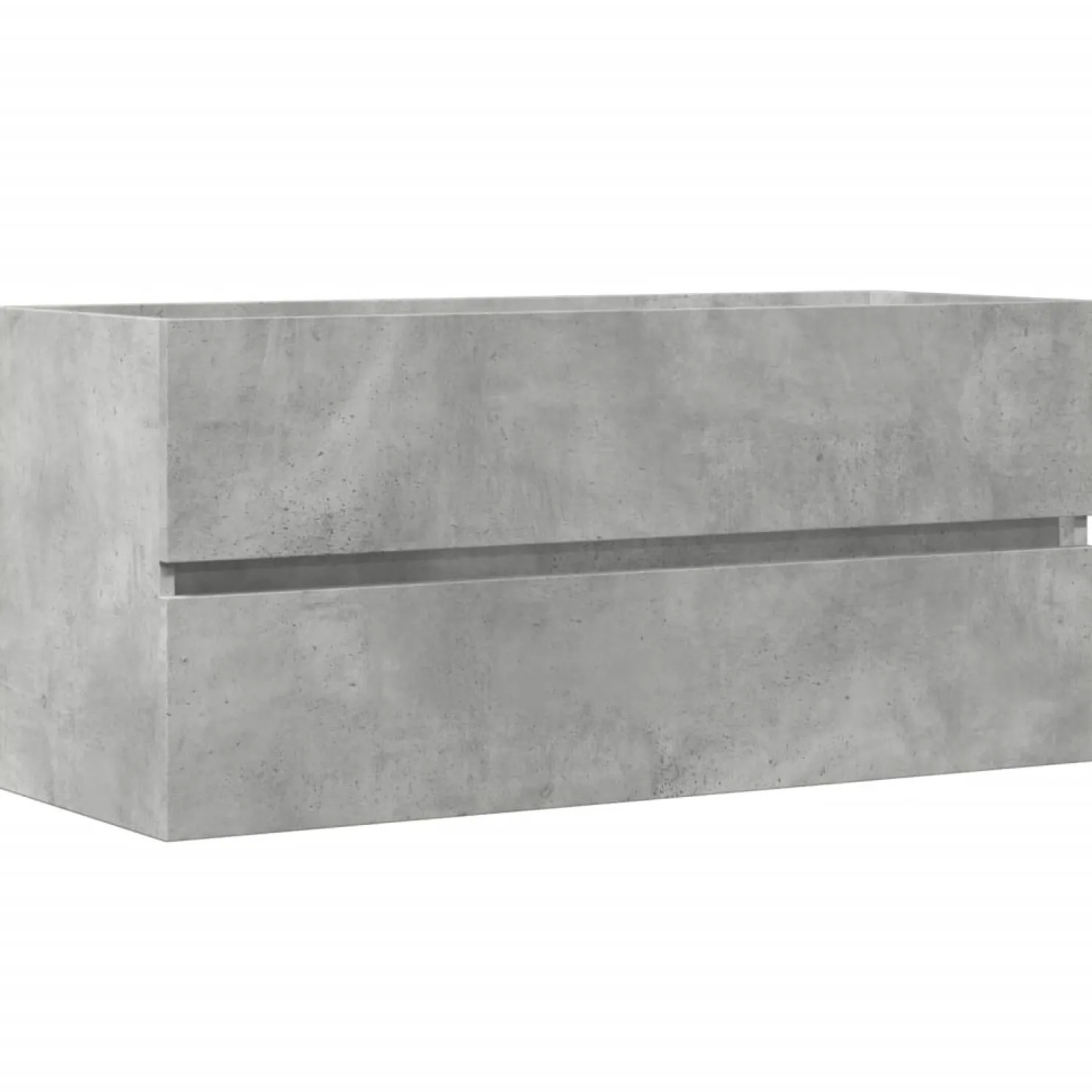 Allaskaappi betoninharmaa 100x38,5x45 cm lastulevy (56251)