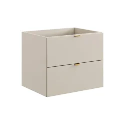 Allaskaappi Interia Dalia, laatikoilla, beige, eri kokoja