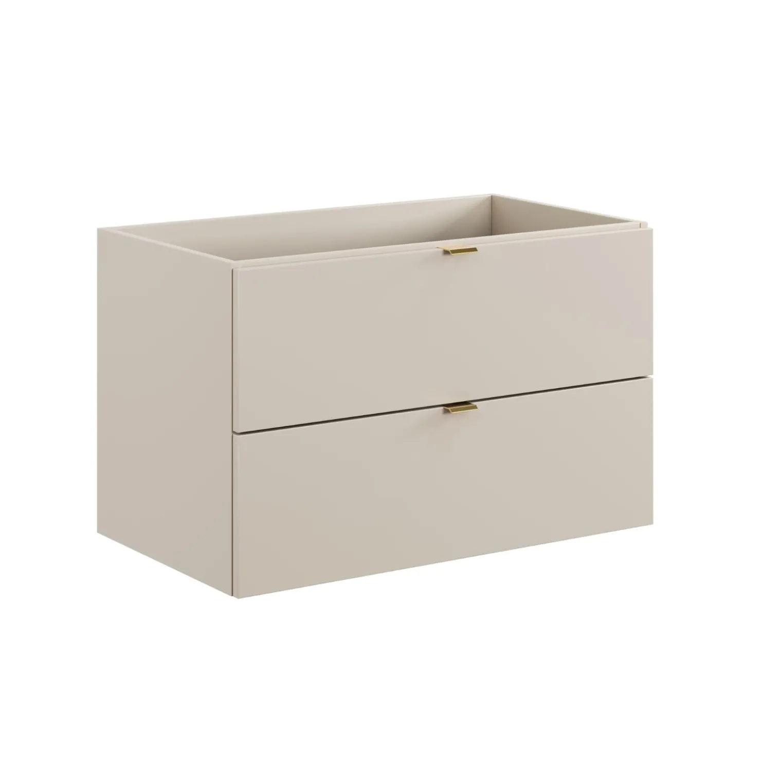 Allaskaappi Interia Dalia, laatikoilla, beige, eri kokoja