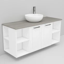 Allaskaappi ja Coast-allas Noro Flexline 149 1200 mm marmoritaso eri värejä