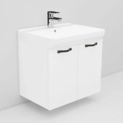 Allaskaappi ja tasoallas Noro Living 1.1 600mm kahdella ovella valkoinen