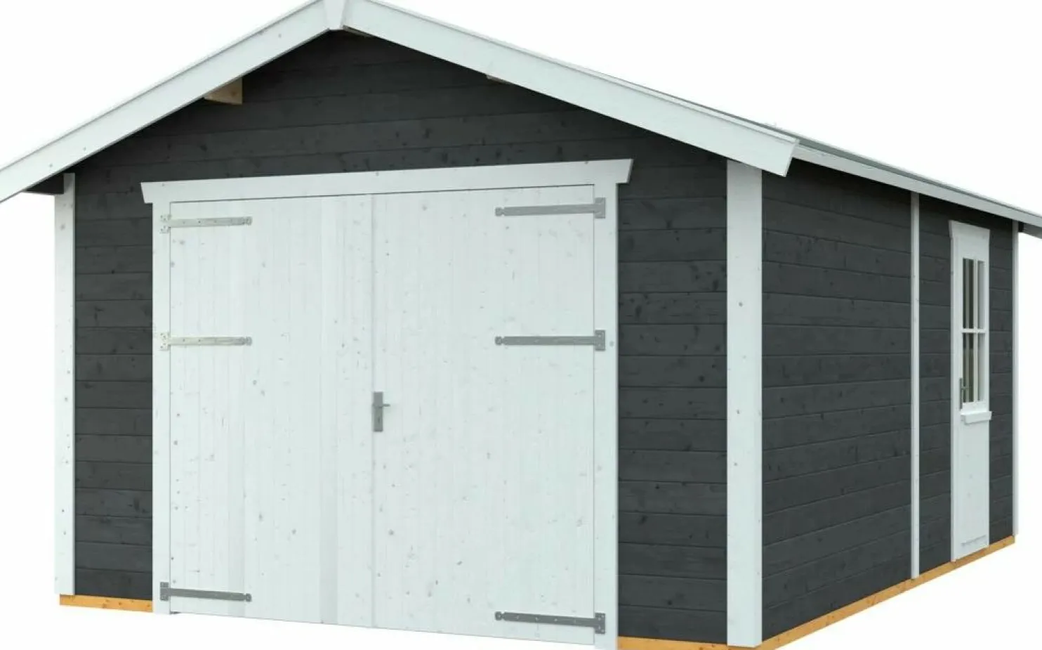 Autotalli Skan Holz Varberg 1, 19.4m² eri värejä