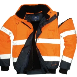 Bombertakki Portwest C465 Hi-Vis 300D oranssi/sininen