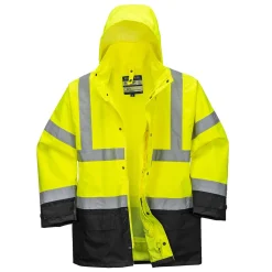 Esimiehen takki Portwest S768 300D 5-in-1 keltainen/musta