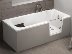 Esteetön kylpyamme Schönberg Salme 160 l 1700x750x620mm