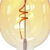 Filamenttilamppu Airam SmartHome SPIRAL FILAMENT, 4.9W, E27, 380lm, 1800-3000K, amber