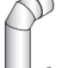 Hormin kulmaputki Harvia 90 astetta, RST 115 mm