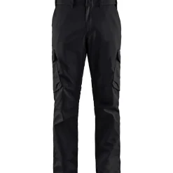 Housut Blåkläder 1444 Stretch musta/punainen