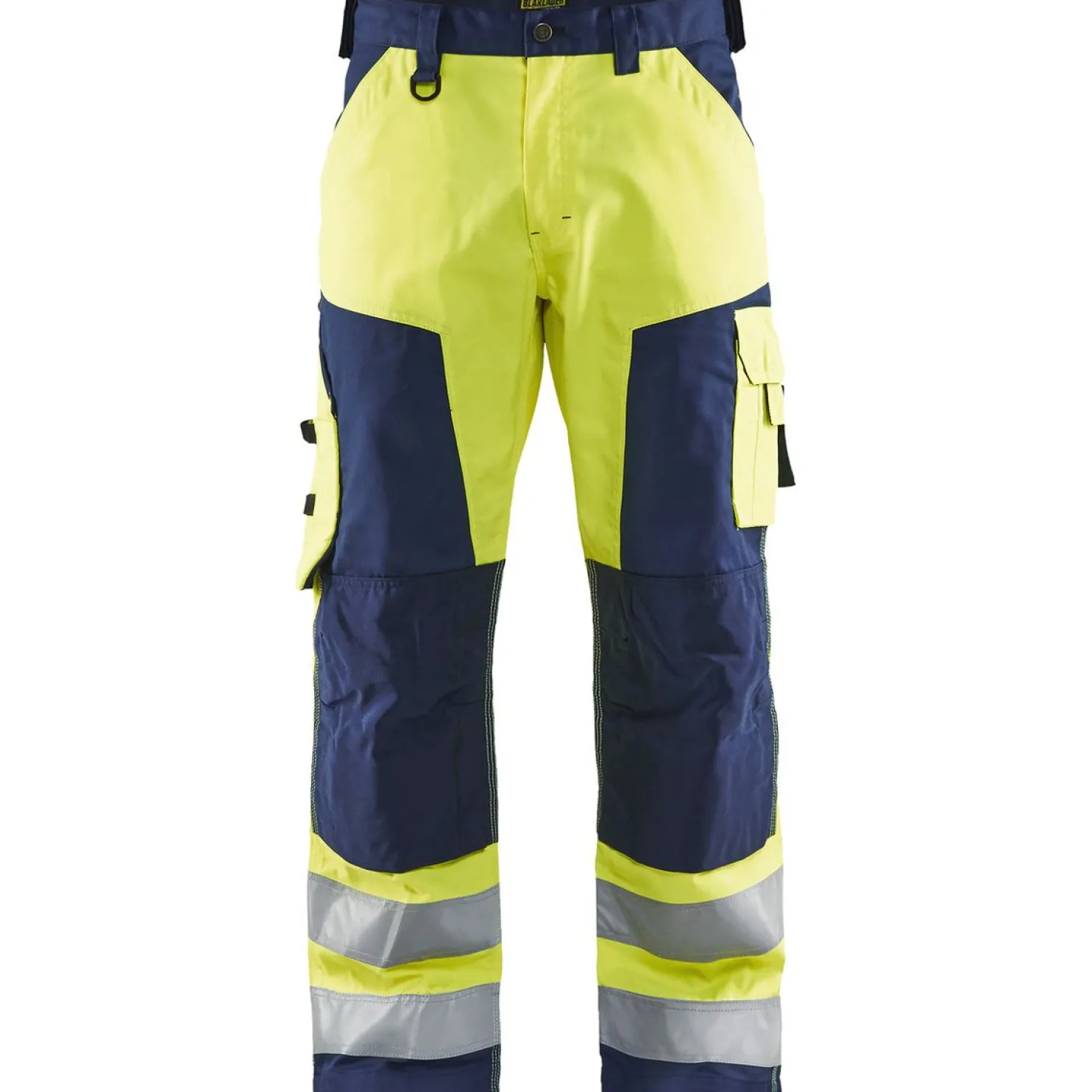Huomiohousut Blåkläder 1566 Highvis huomiokeltainen/sininen