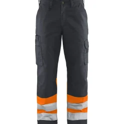 Huomiohousut Blåkläder 1564 Highvis huomio-oranssi/harmaa