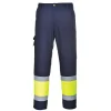 Huomiohousut Portwest E049 Combat keltainen/sininen