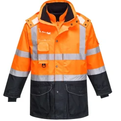 Huomiotakki Portwest S426 300D Traffic 7-in-1 oranssi/sininen