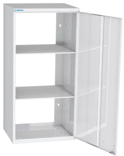 Hyllykaappi Polaria 400x850x350 mm yläkaappi oikeakätinen 2 hyllyä valkoinen