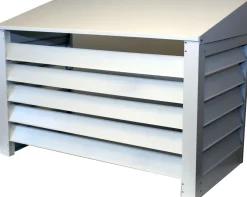 Ilmalämpöpumpun suojakotelo 1010x720x501mm, alumiini, valkoinen