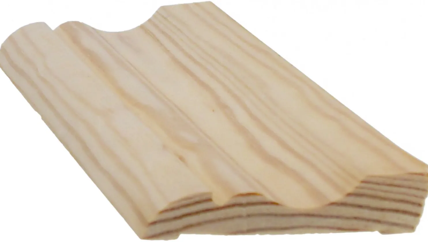 Jalkalista Cent 15x69x3300 mm koristeellinen mänty käsittelemätön