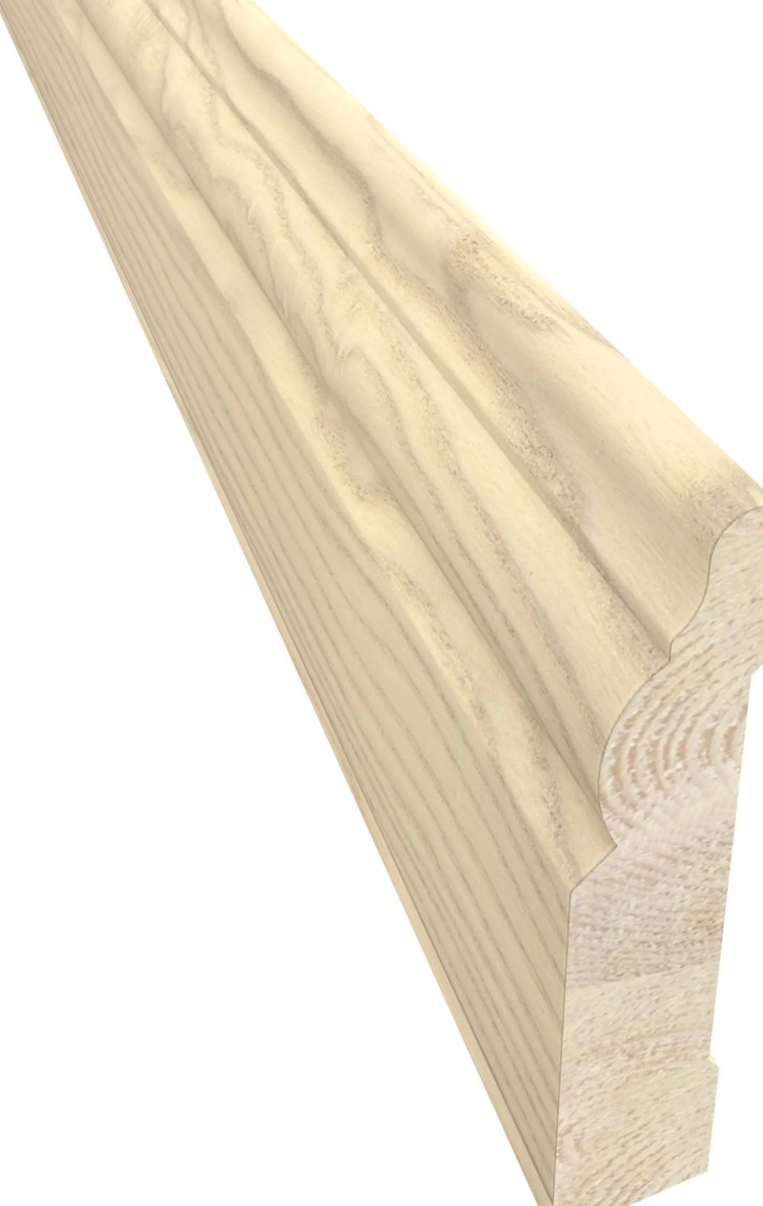Jalkalista Kährs 15x69x2400mm, massivipuu, eri värejä