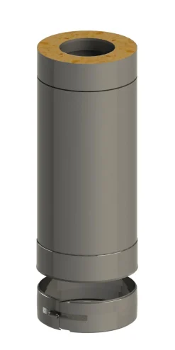 Jeremias 250 mm hormin jatko-osa Ø180 mm piippuun, musta