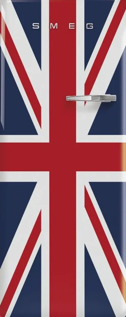 Jääkaappi pakastelokerolla Smeg Retro FAB28LDUJ5 Union Jack 60cm, 244/26 l, vasen
