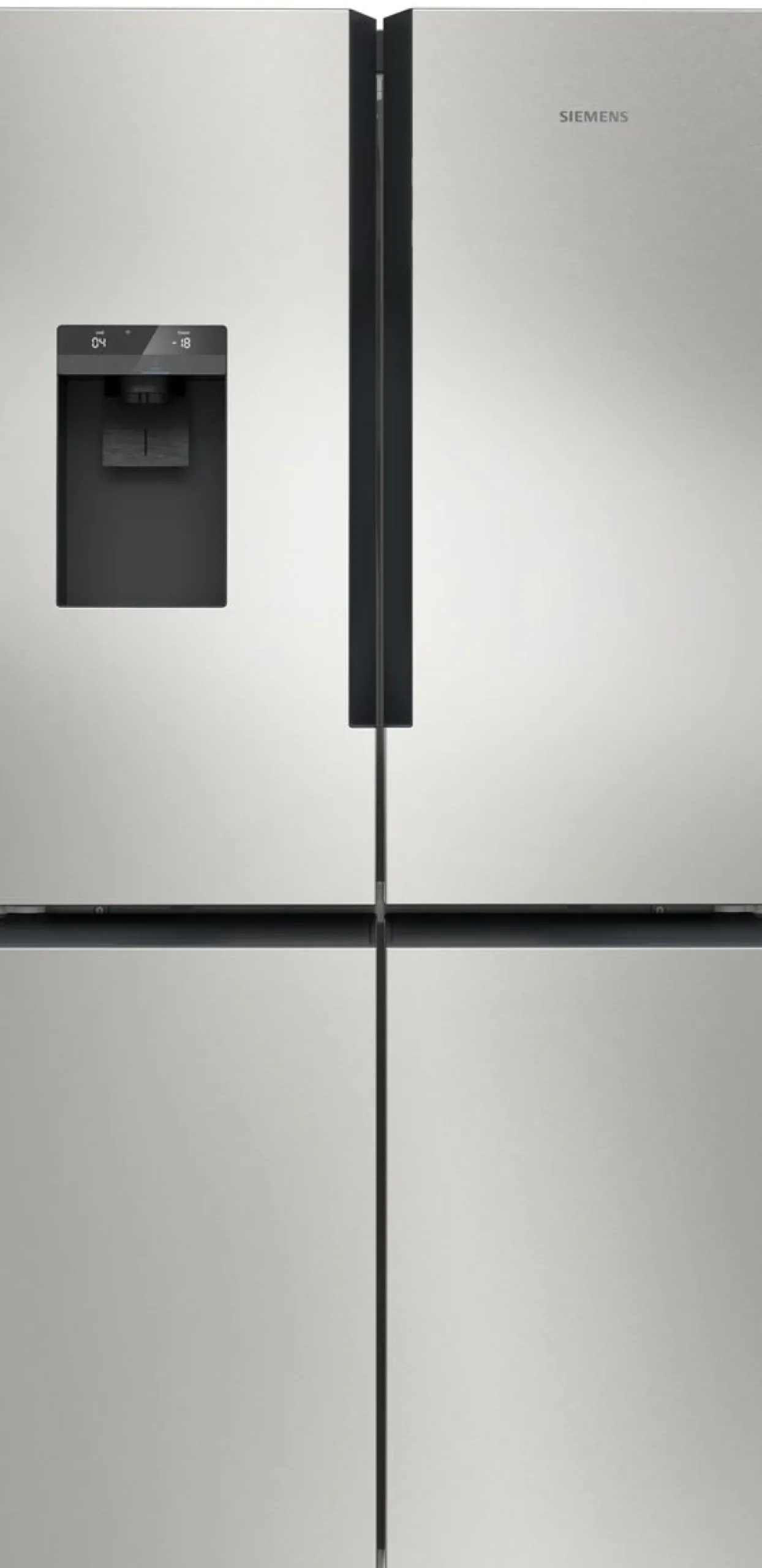 Jääkaappipakastin French Door Siemens iQ500 KF96IAPEA 90.5, 375/199 l, vesiautomaatti, jääpalakone, teräs