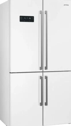 Jääkaappipakastin Smeg FQ60BDE French Door 91cm, 376/196 l, valkoinen