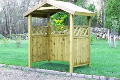 Jätekatos Lux Tupla harjakatto, 600l tai 2x240l astialle, eri värejä