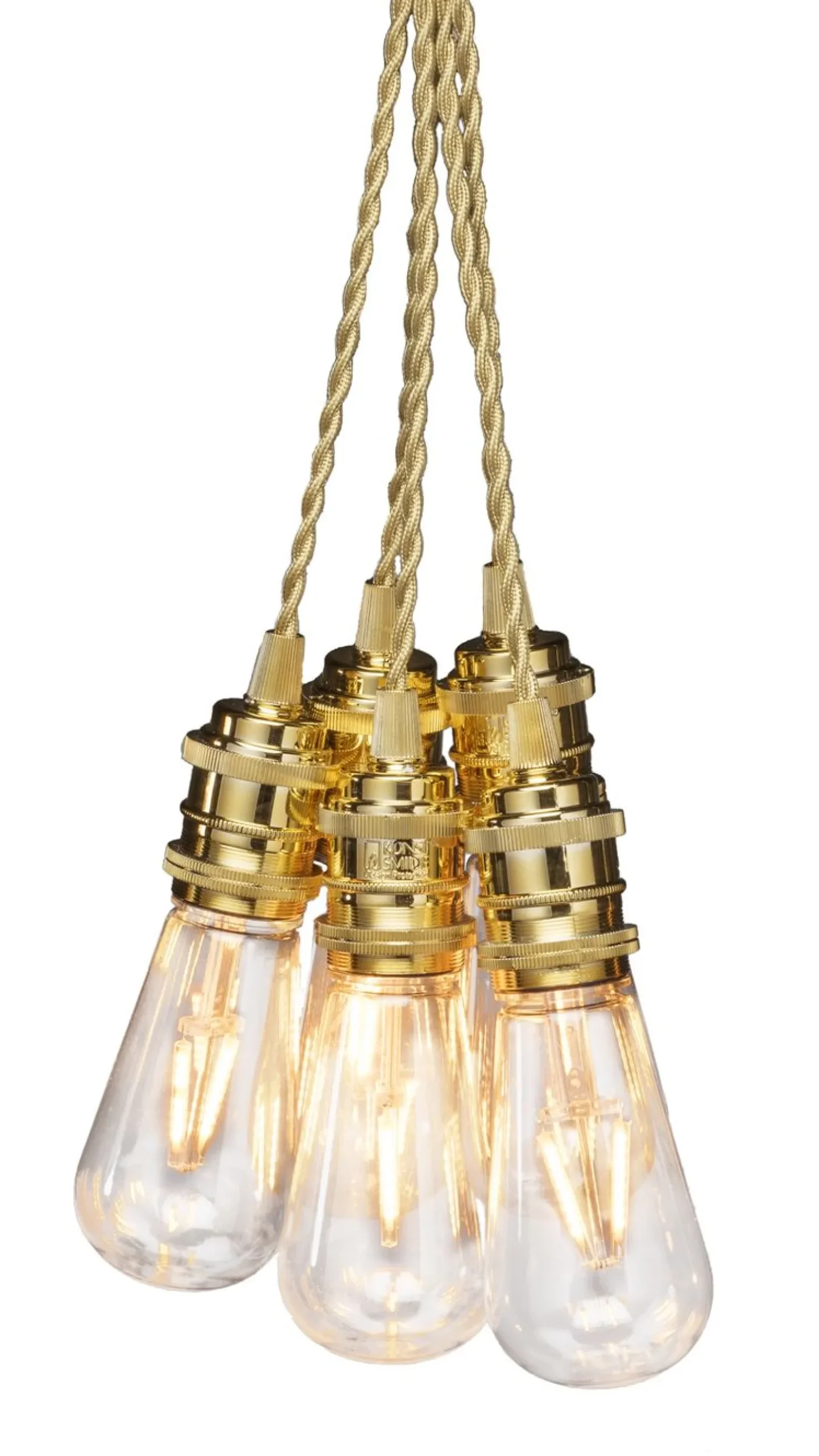 Juhlavalosarja Konstsmide, IP20, 8 x LED, kulta/amber, tekstiilikaapeli, himmennin