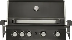 Kaasugrilli Mustang Black Pearl 4 built-in, 4 poltinta, upotettava, musta
