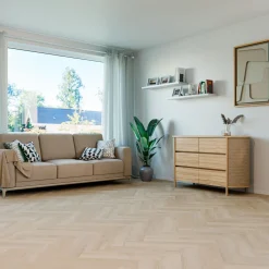 Kalanruotovinyyli Karitma Nordic Herringbone 4006 Pallas, integroitu alusmateriaali
