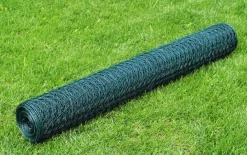 Kanaverkko galvanoitu PVC pinnoitteella silmäkoko 36mm 25x1m vihreä