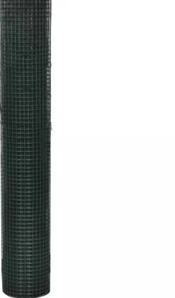 Kanaverkko 19x19mm galvanoitu PVC pinnoitteella 25x1m vihreä