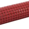 Kanaverkko 16x16mm galvanoitu teräs 25x0.5m punainen