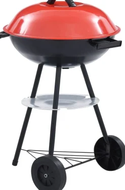 Kannettava xxl hiiligrilli pyörillä 44 cm