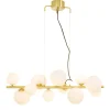 Kattovalaisin Aneta Lighting Molekyl mattamessinki/valkoinen