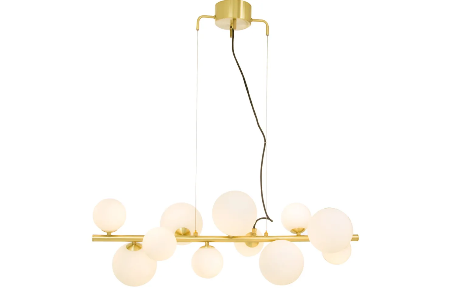 Kattovalaisin Aneta Lighting Molekyl mattamessinki/valkoinen