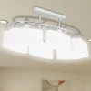 Kattovalaisin lasisilla varjostimilla 6 x e14 kanta