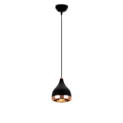 Kattovalaisin Linento Lighting Yildo, musta/kupari