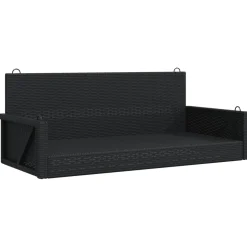 Keinupenkki polyrottinki 119x56x48 cm, eri värejä (33239)