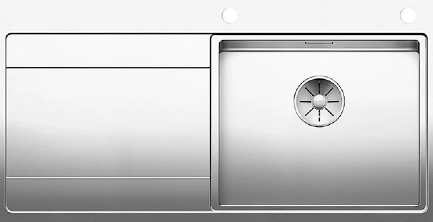 Keittiöallas Blanco Divon II 5 S-IF, 1000x510mm, rst, taso vasemmalla