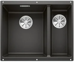 Keittiöallas Blanco Subline 340/160-U, 555x460mm, Silgranit, altakiinnitettävä, eri värejä, vasen