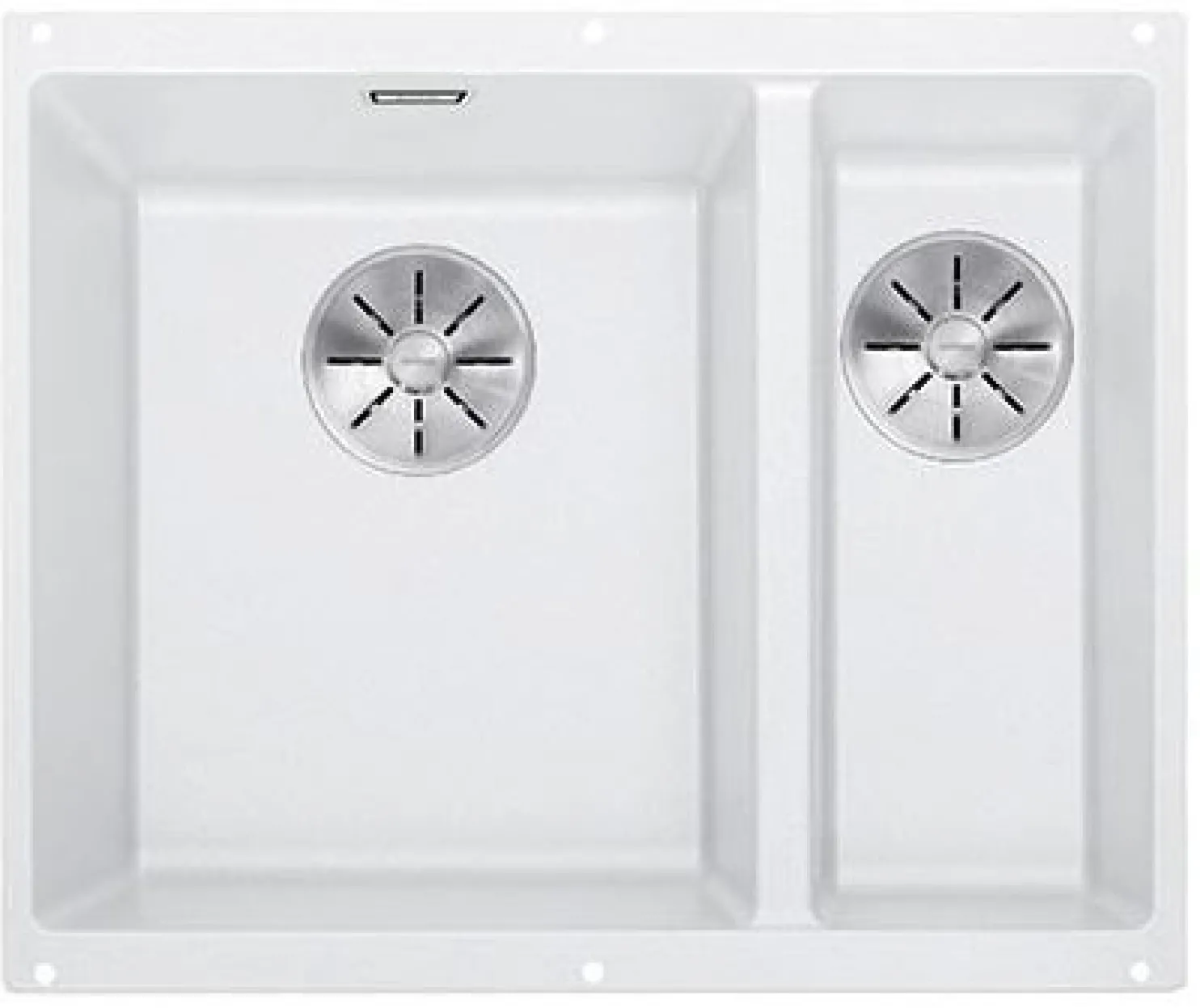 Keittiöallas Blanco Subline 340/160-U, 555x460mm, Silgranit, altakiinnitettävä, eri värejä, vasen