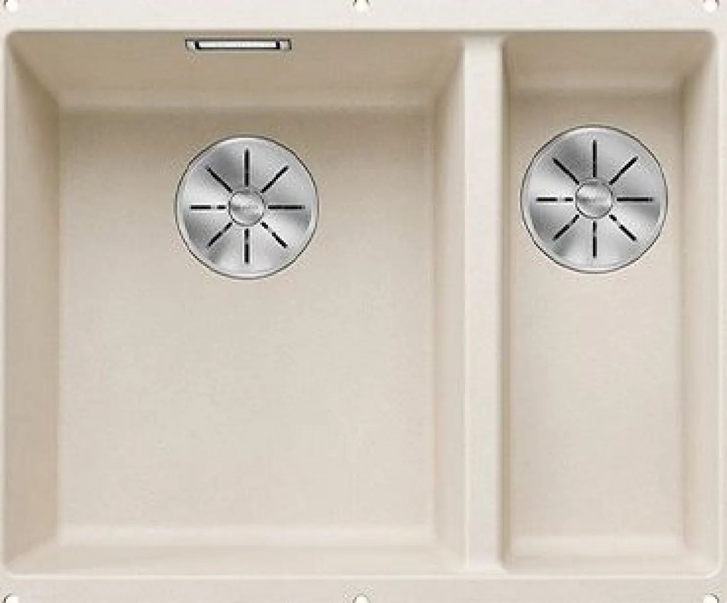 Keittiöallas Blanco Subline 340/160-U, 555x460mm, Silgranit, altakiinnitettävä, eri värejä, vasen