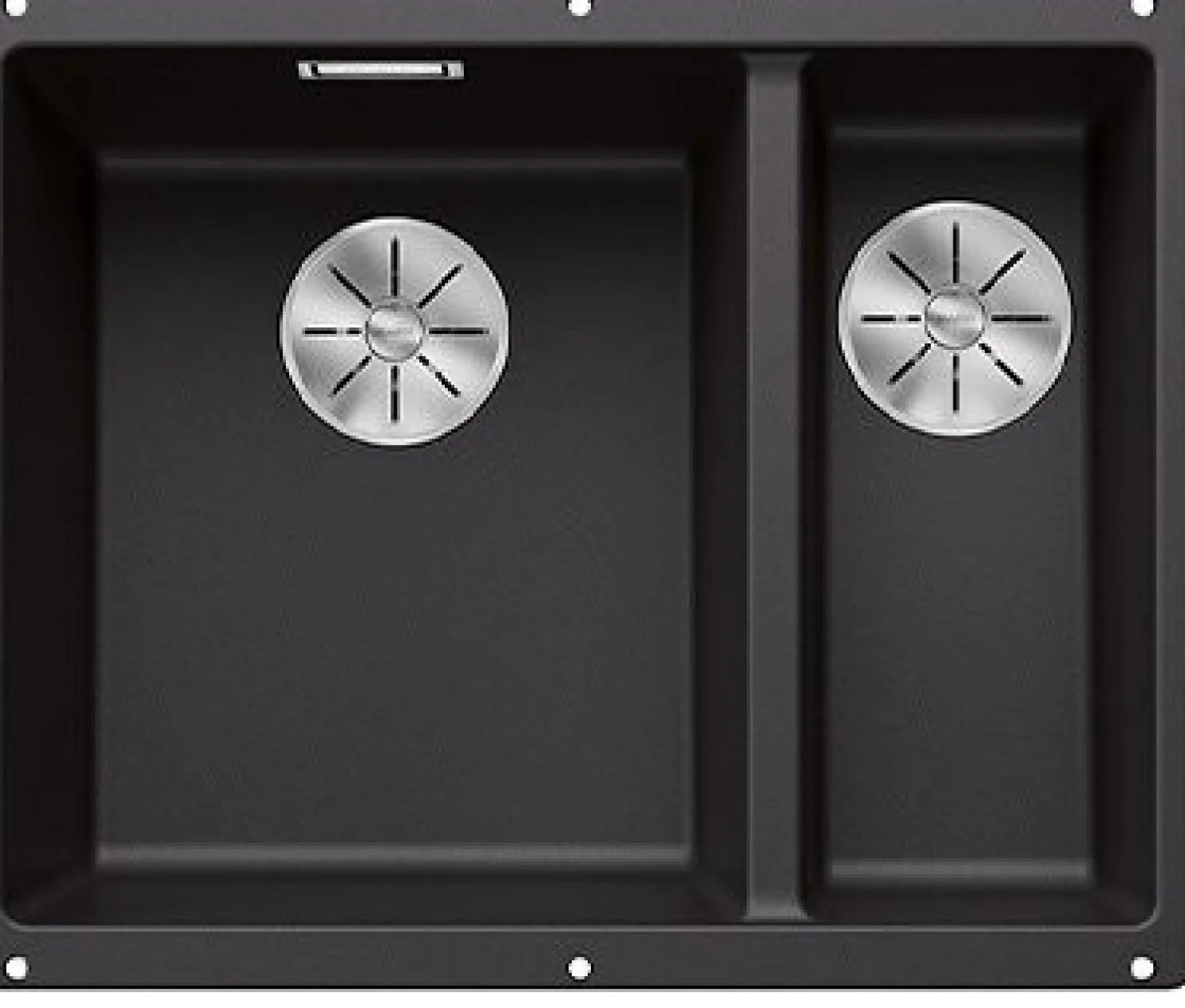 Keittiöallas Blanco Subline 340/160-U, 555x460mm, Silgranit, altakiinnitettävä, eri värejä, vasen